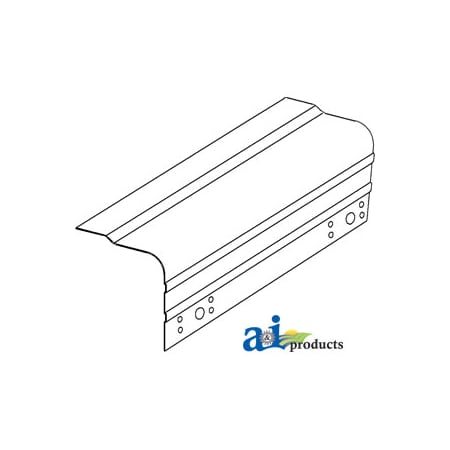A & I Products Hood, Engine (RH) 42" x16.75" x8.25" A-D5NN16N768B